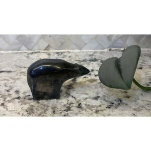 Vintage Dansk Silverplate Figurine Bear Paperweight‎ Gunnar Cyren Polar Bear